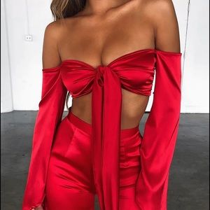 Red Babyboo tie top